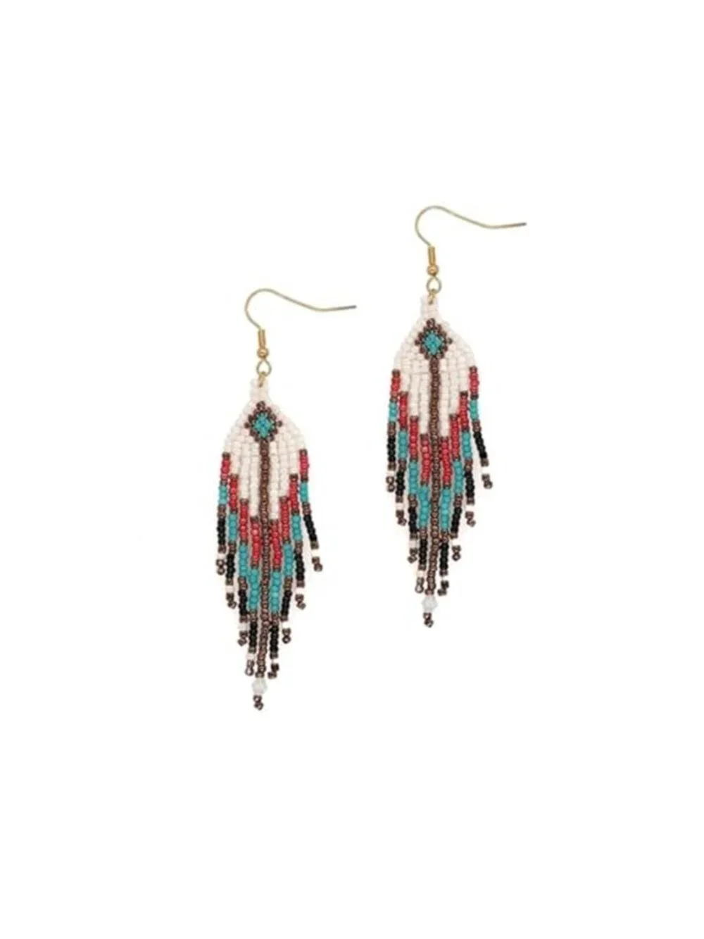 Lightweight Long Beaded Dangle Earrings Women